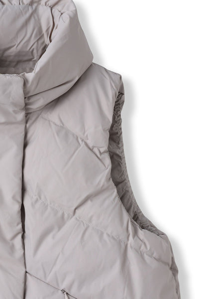 【WEB限定】スタンドカラーダウンベスト