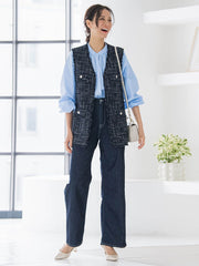 ボウタイタイプライターブラウス