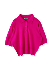 【WEB限定カラーあり】LUCINDAポロニット