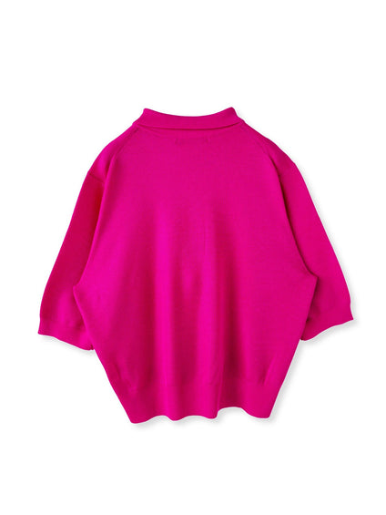 【WEB限定カラーあり】LUCINDAポロニット
