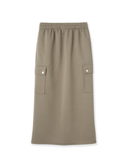 【SET】ダンボールニットベスト×スカート2ピース