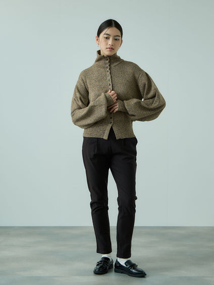 HAKIYASEブラッシュバックテーパードパンツ≪手洗い可能≫