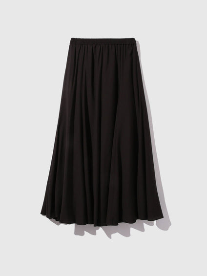 フローイングウールサーキュラースカート