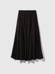 フローイングウールサーキュラースカート