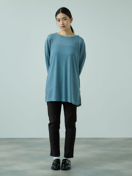 HAKIYASEブラッシュバックテーパードパンツ≪手洗い可能≫