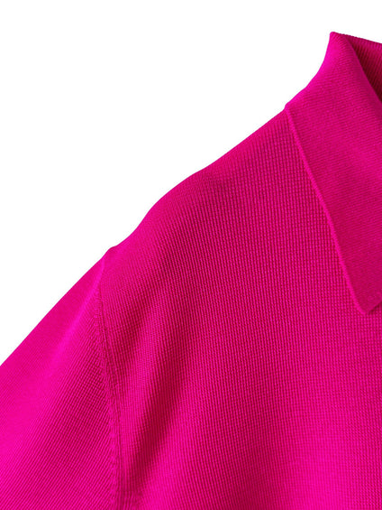 【WEB限定カラーあり】LUCINDAポロニット