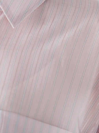 LYOCELL DOBBY STRIPEシャツ