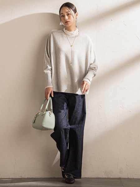 ファインメリノウールドルマンニット≪洗える≫