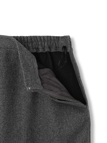 ウールライクフリルヘムAラインスカート