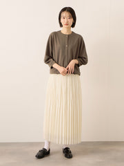 《予約販売》【ふんわり、きちんと。】ライトダンボールカーディガン≪手洗い可能≫