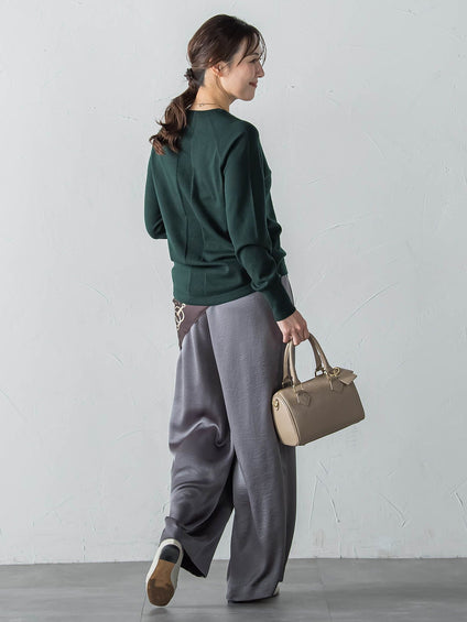 【WEB限定】エレカットベーシックニット