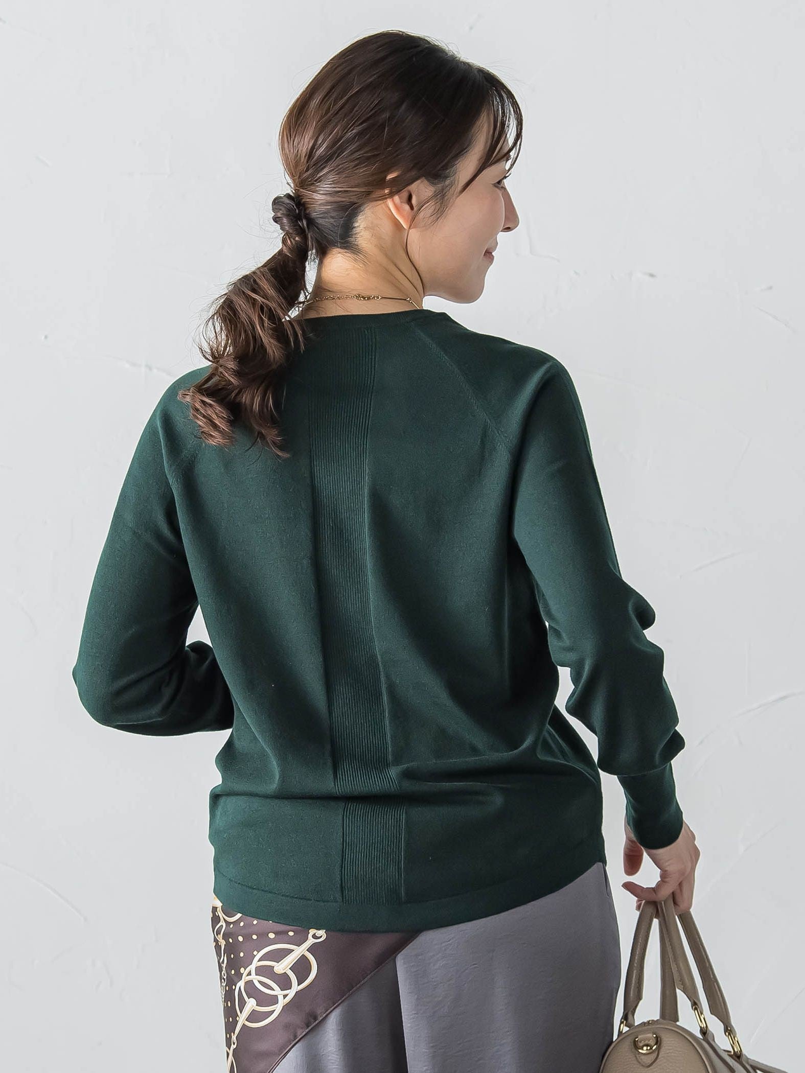 【WEB限定】エレカットベーシックニット