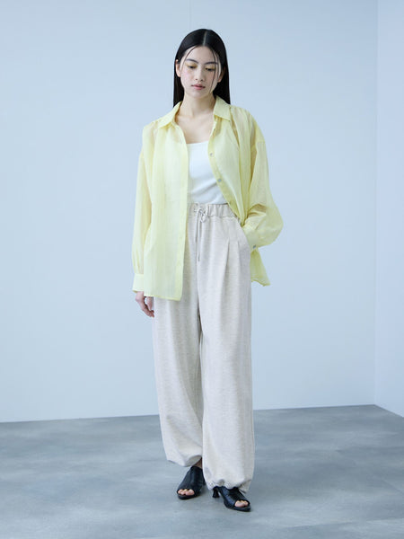 【着回し抜群】裏毛2タックパンツ