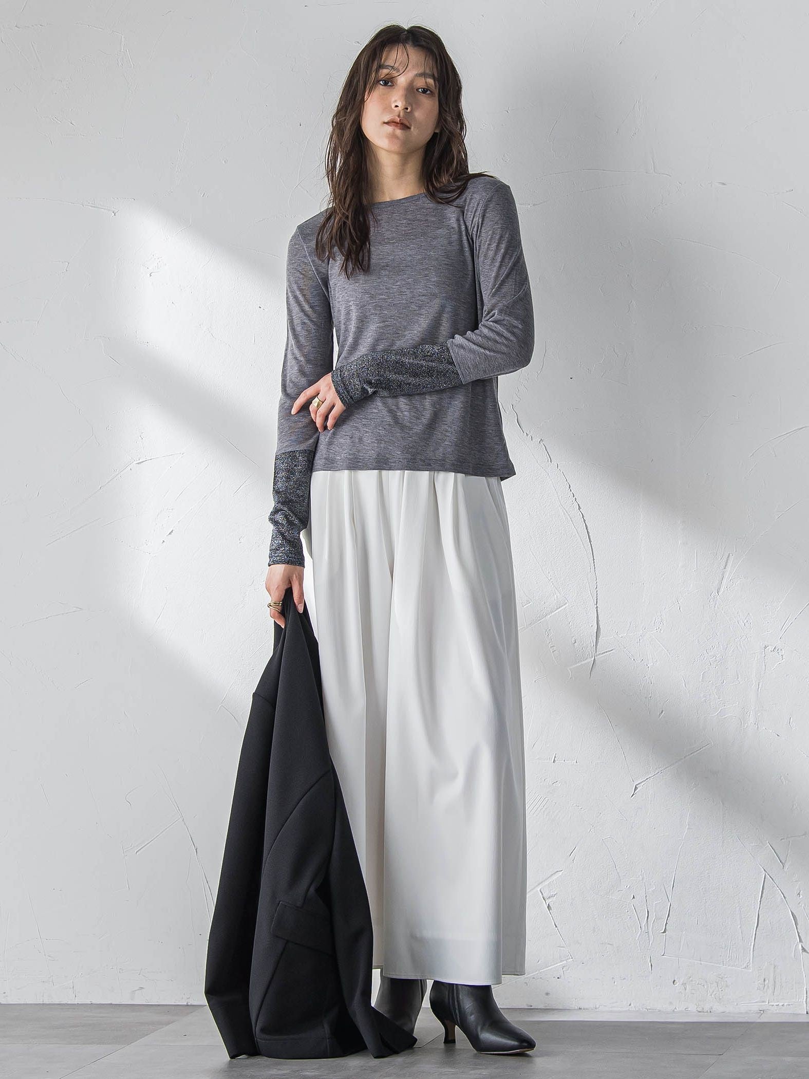 2WAYラメカフスインナー≪洗濯機で洗える≫