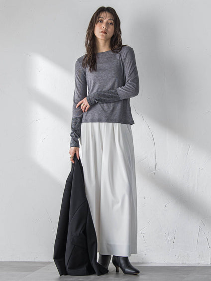 2WAYラメカフスインナー≪洗濯機で洗える≫