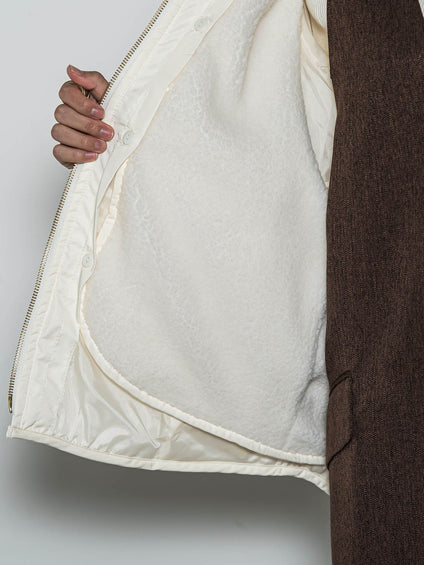 【WEB限定】4WAYキルティング×ボアブルゾン≪手洗い可能≫