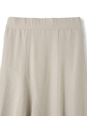 サテンピーチバックアシンメトリースカート≪手洗い可能≫