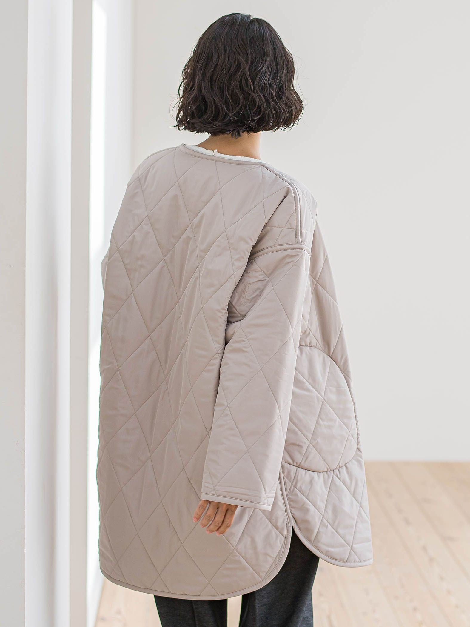 【WEB限定】”まるで毛布”どちらも主役リバーシブルアウター