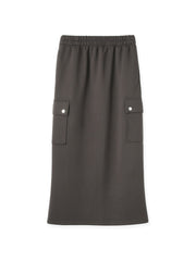 【SET】ダンボールニットベスト×スカート2ピース