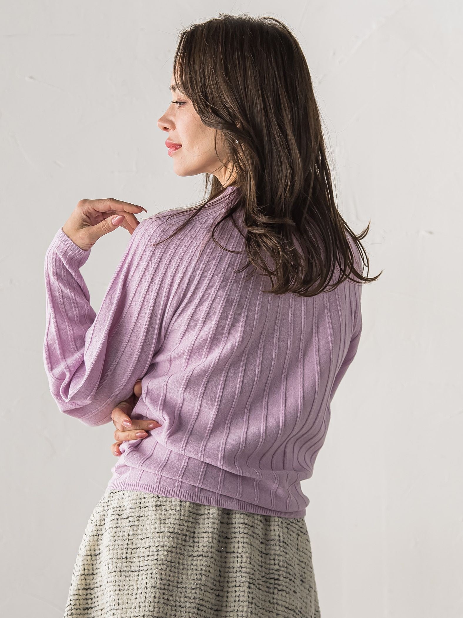 【WEB限定カラーあり】シームレスニット