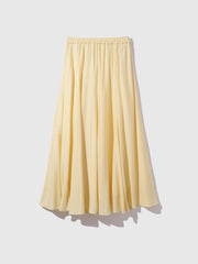 フローイングウールサーキュラースカート