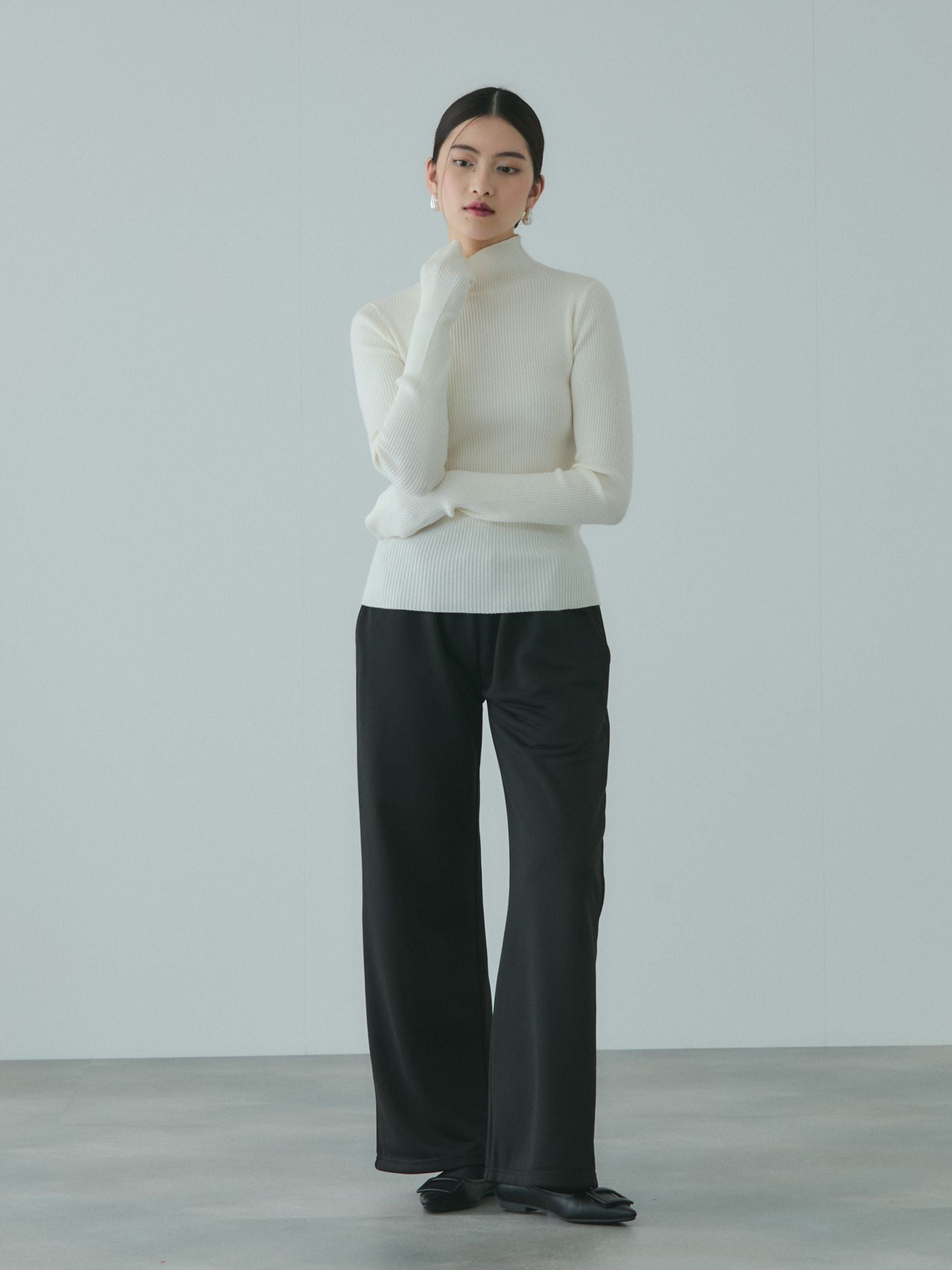 配色ドッキングスウェットパンツ≪セットアップ対応/手洗い可能≫