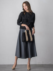 【WEB限定】フリルクルーカーディガン