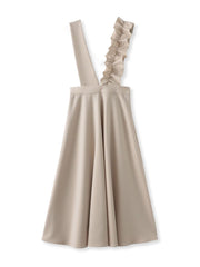 ダンボールフリルジャンパースカート