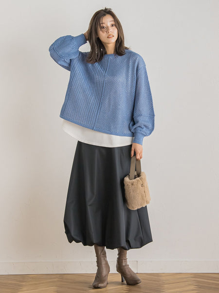 メッシュプルオーバー≪手洗い可能≫