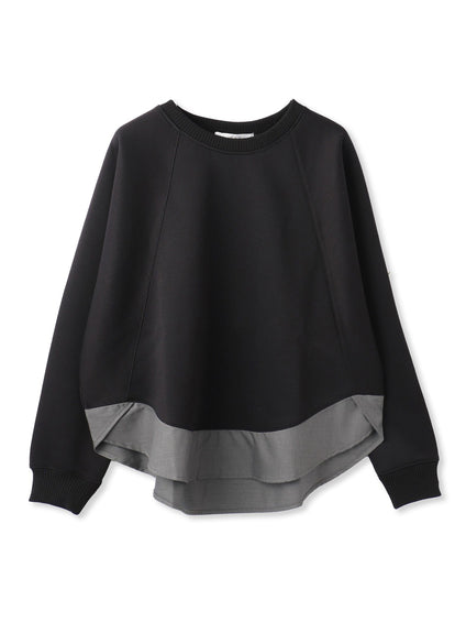 軽量ボンディングバックテールプルオーバー≪洗濯機で洗える≫