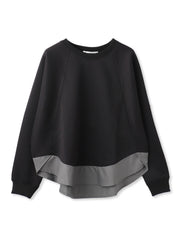 軽量ボンディングバックテールプルオーバー≪洗濯機で洗える≫