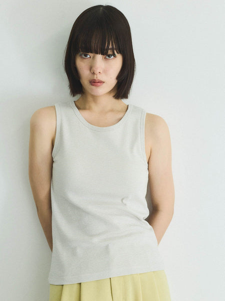 オリジナル カップ付きラメボーダータンクトップ≪手洗い可能≫ | VICKY ファングッズ
