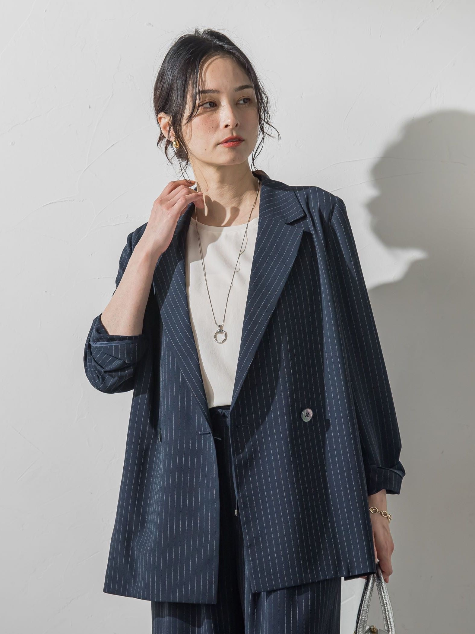≪シリーズ累計2万枚突破！≫【ラクする美人服】テーラードジャケット≪13号あり≫