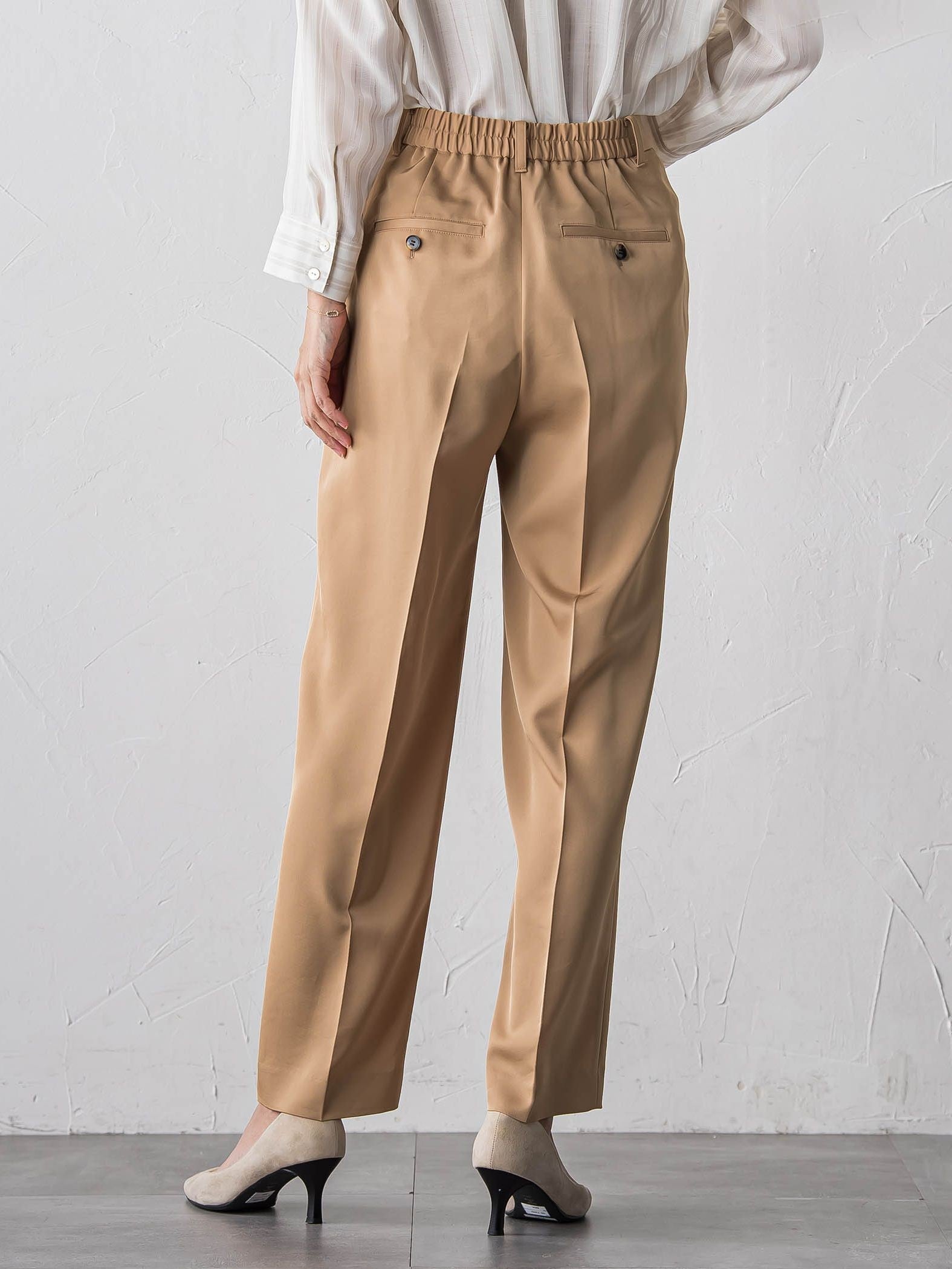 【受注会限定】トリアセチノテーパードパンツ