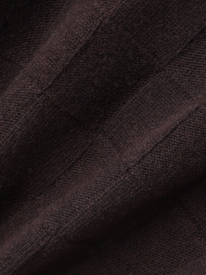 格子柄ハイネックニット≪洗える≫