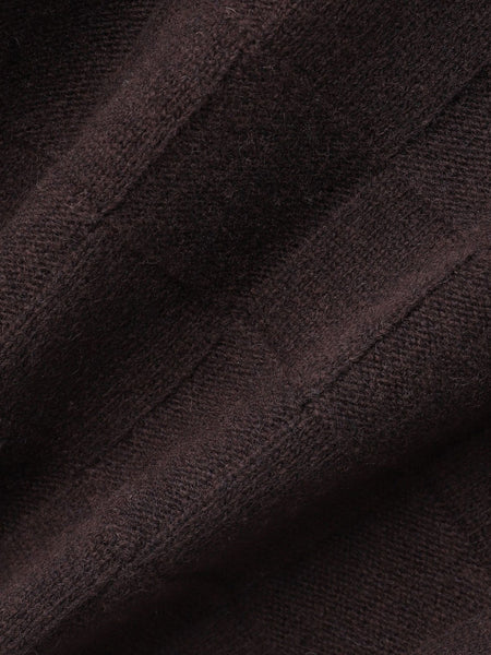 格子柄ハイネックニット≪洗える≫