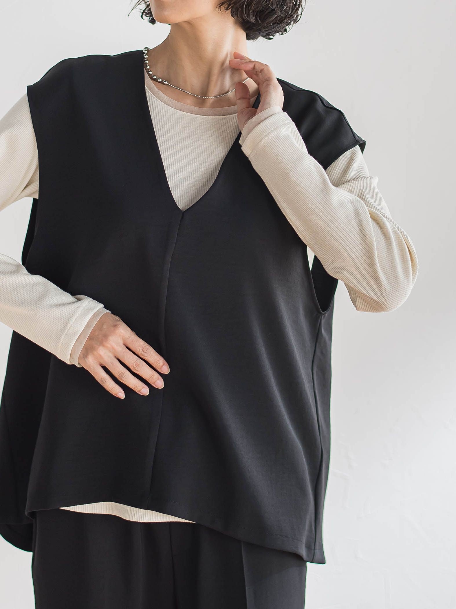 ラメテレコカットソー