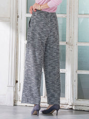 ツイードラメワイドパンツ