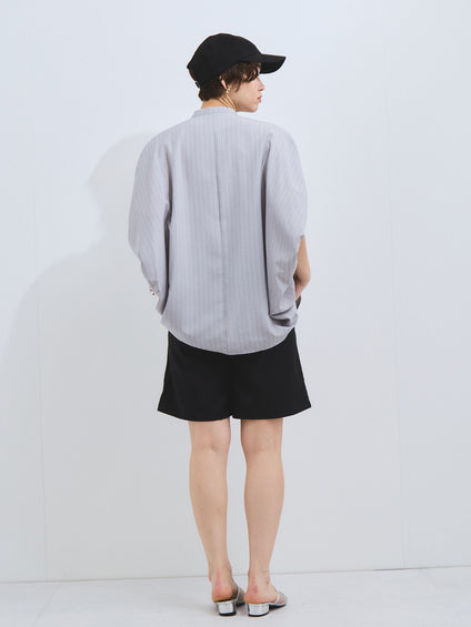 ヘザーエステルハーフパンツ≪手洗い可能≫
