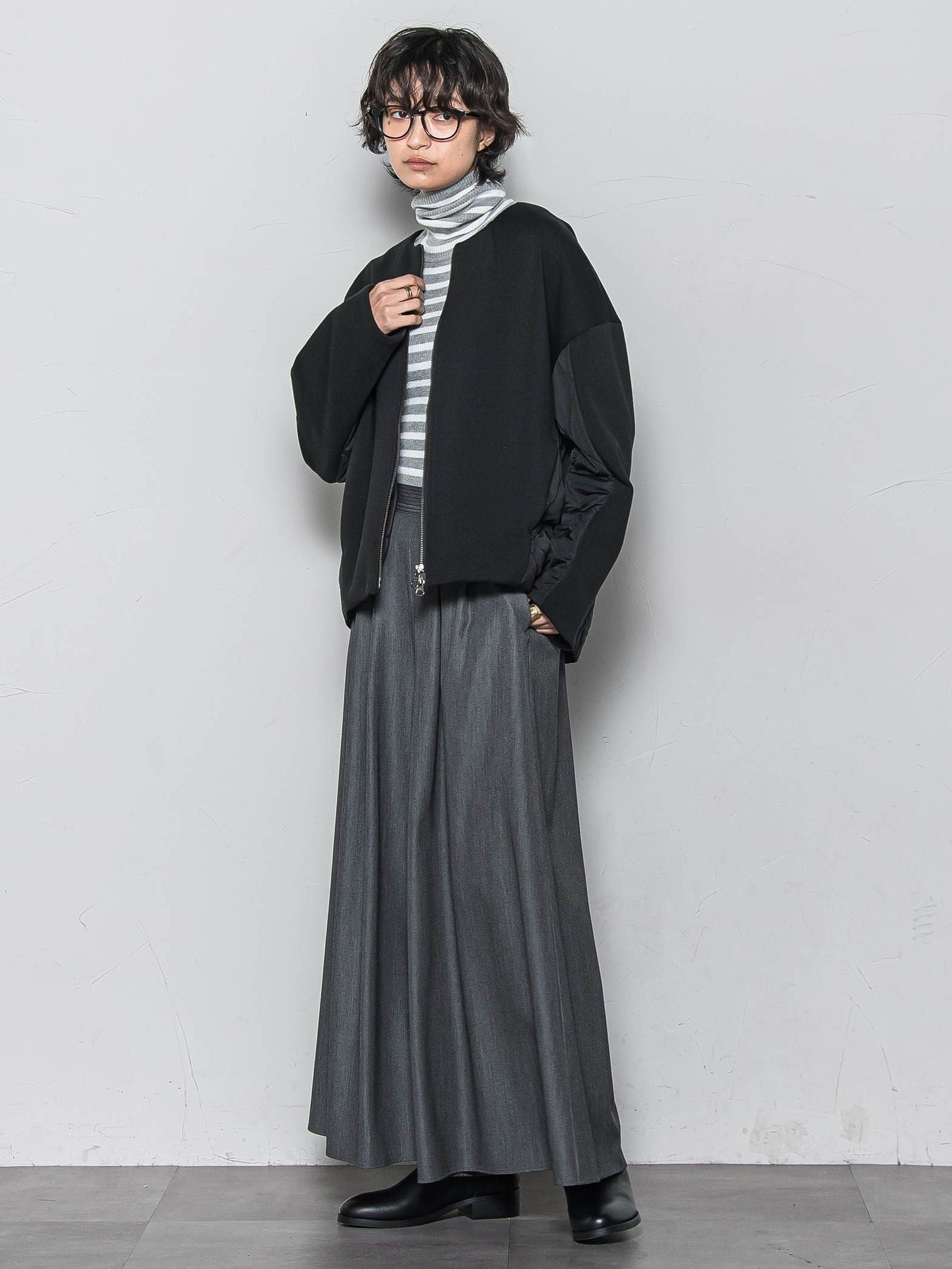 【新色追加】フレアヘムキュロットパンツ≪洗濯機で洗える≫