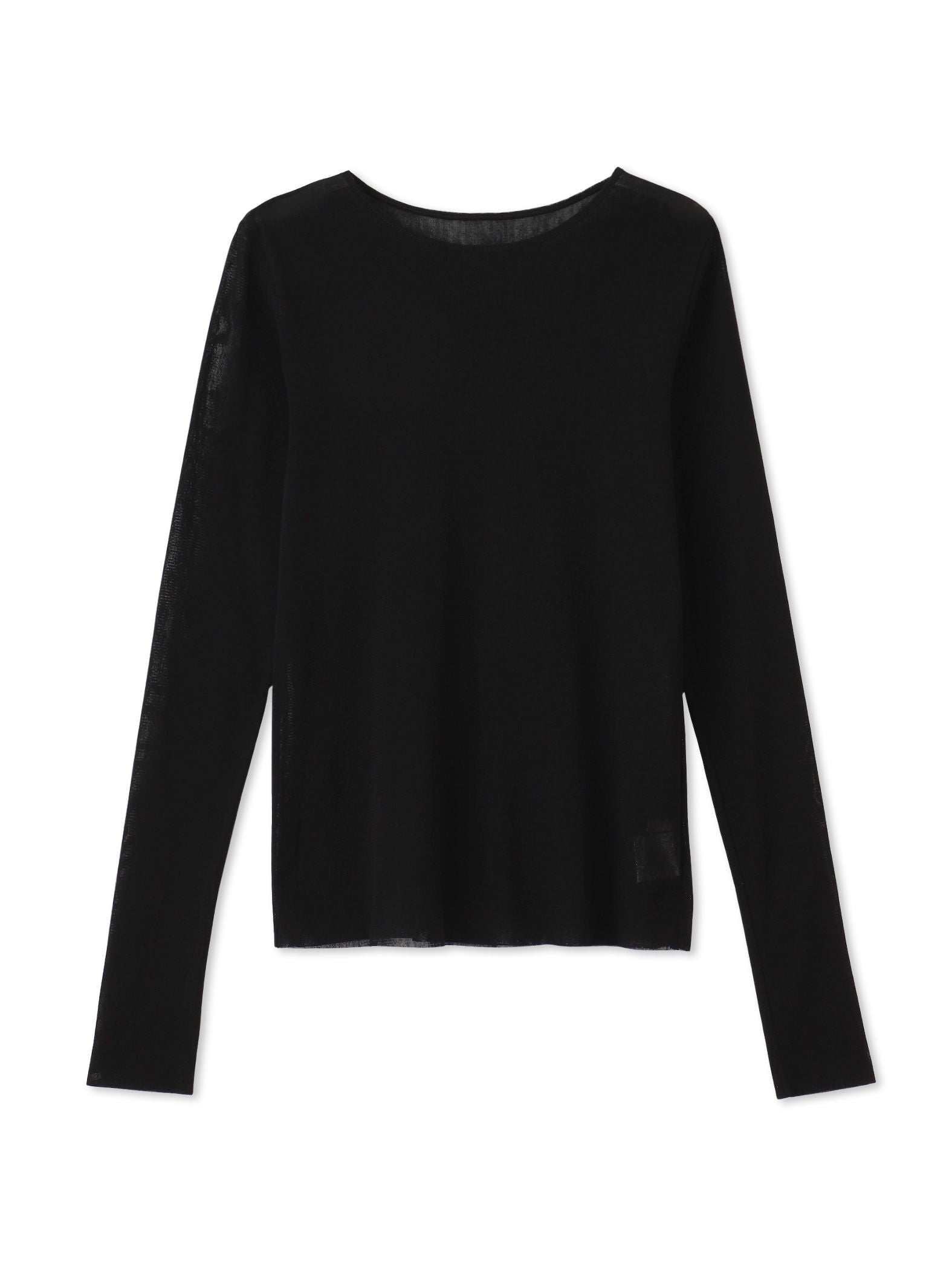 コットンサラチュールカットソー≪手洗い可能≫