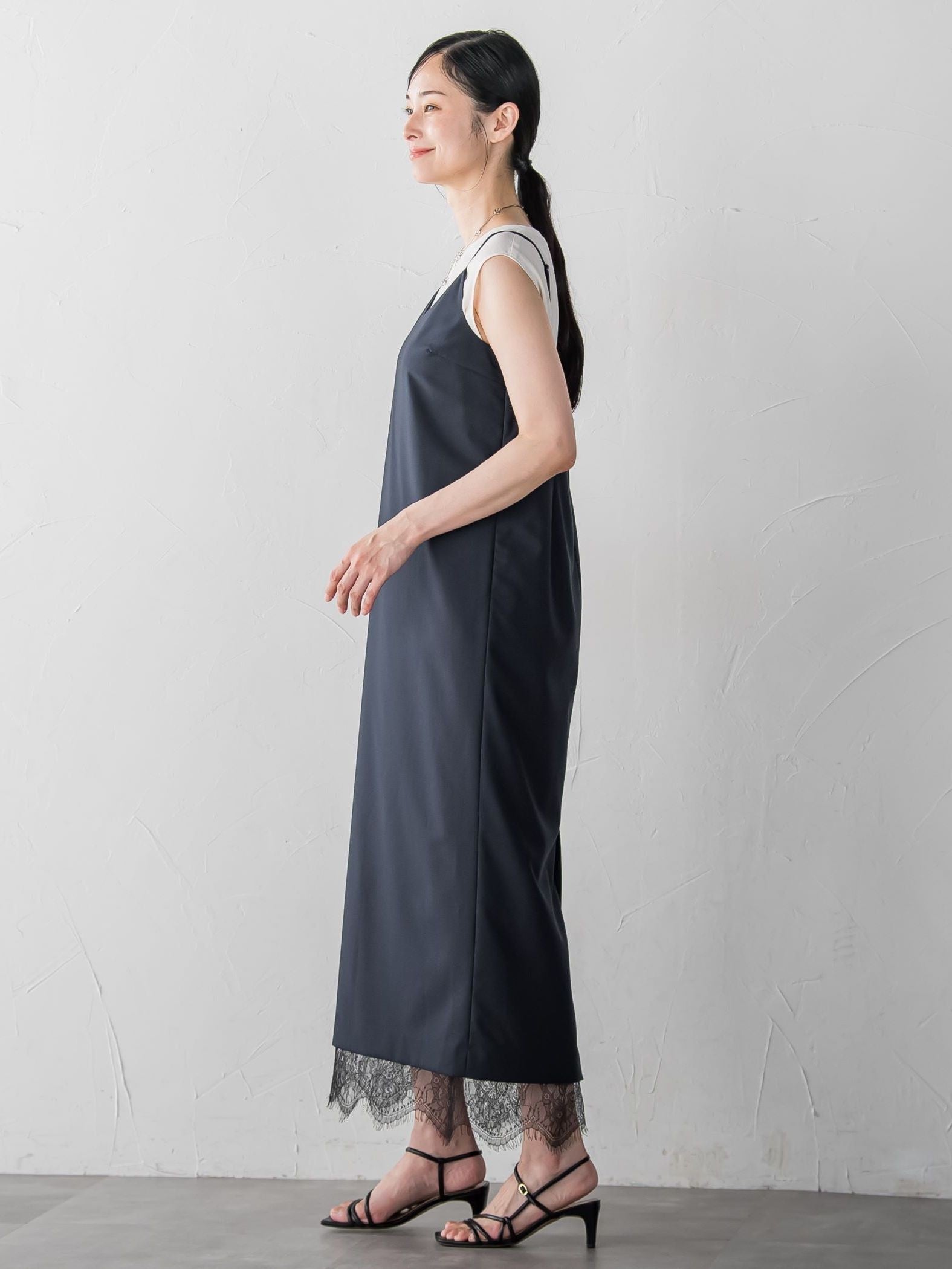 エディター東原妙子×LAUTREAMONT/レースワンピース