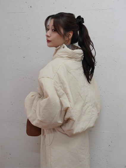 ［SET］Padded Blouson×Skirt Setup≪手洗い可能≫