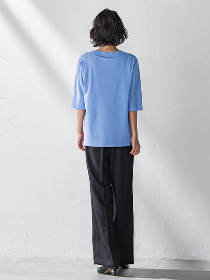 【WEB限定】タックワイドパンツ≪洗濯機で洗える≫