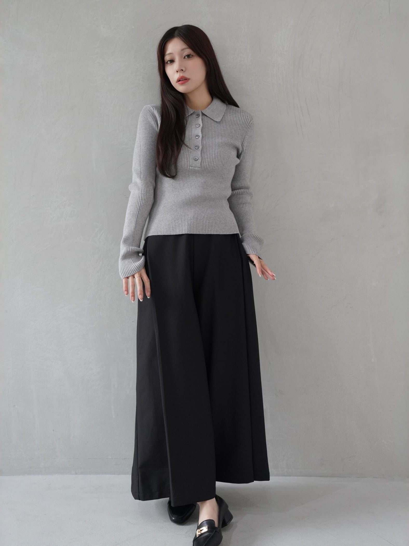 One Tuck Wide Pants≪手洗い可能≫