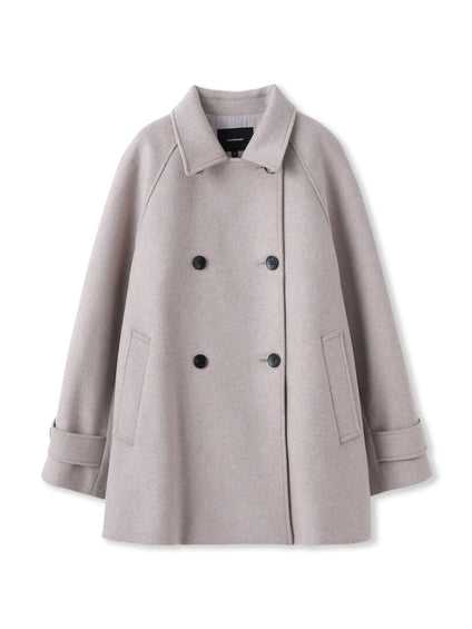 カシミヤコンライトリバーショートコート