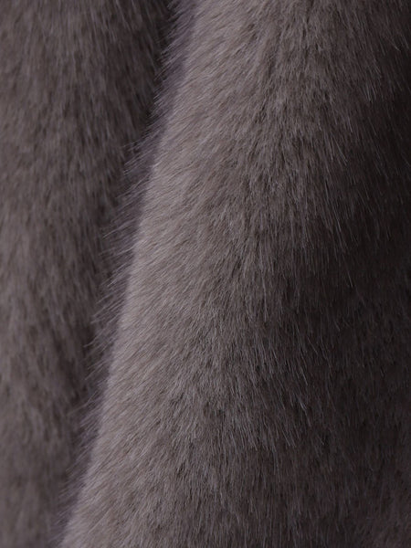 リバーシブルファーフーディベスト