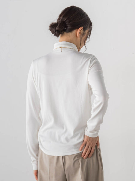 【WEB限定】【Skinea】≪着るスキンケア≫タートルネックカットソー