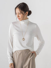 【WEB限定】【Skinea】≪着るスキンケア≫タートルネックカットソー