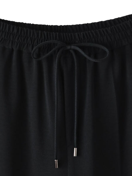 ハイストレッチカルゼワイドパンツ